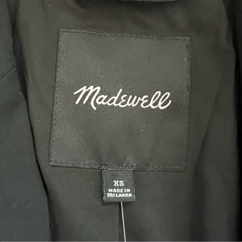 Madewell Elyaf Relaxed Drop Shoulder Softdrape Blazer Black XS NWT - Picture 7 of 13